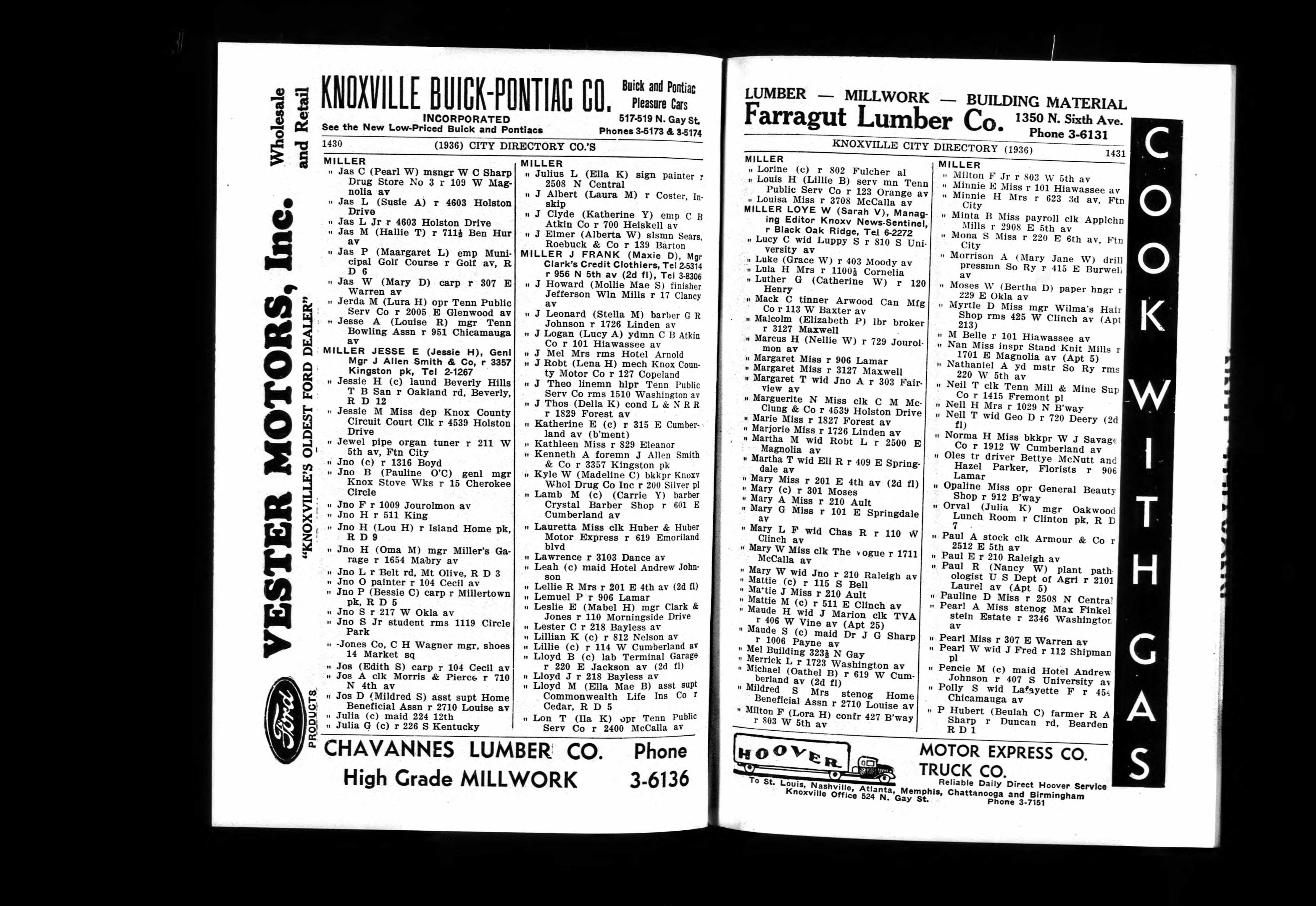 Omia Miller 1940 Census